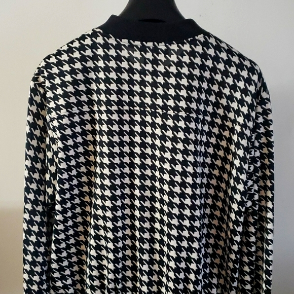 Houndstooth Bomber Jacket - Picture 4 of 8